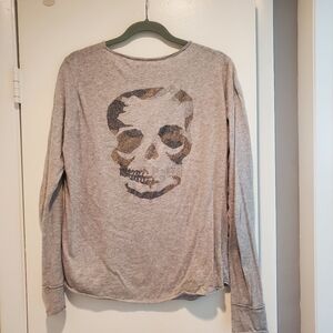 Zadig and Voltaire classic rhinestone skull tee